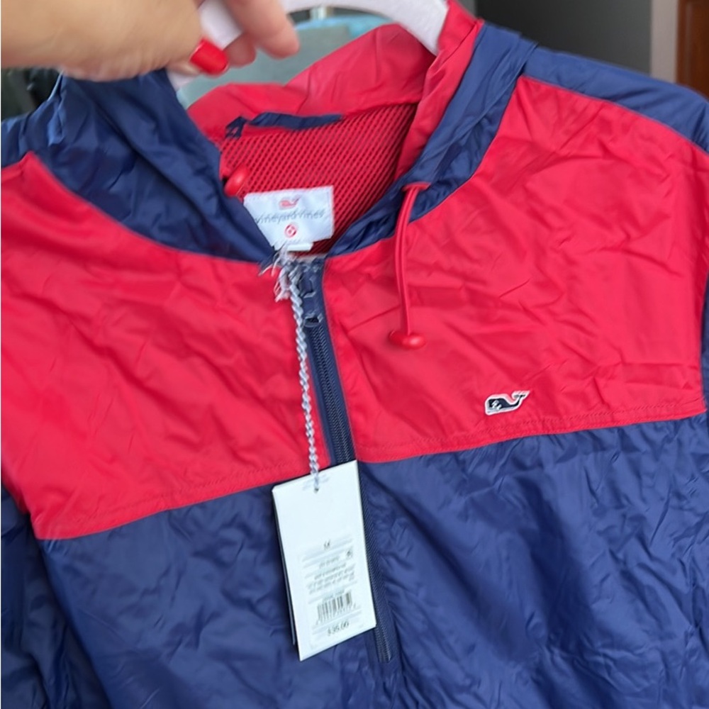 Brand new vineyard vines for Target hooded windbreaker.